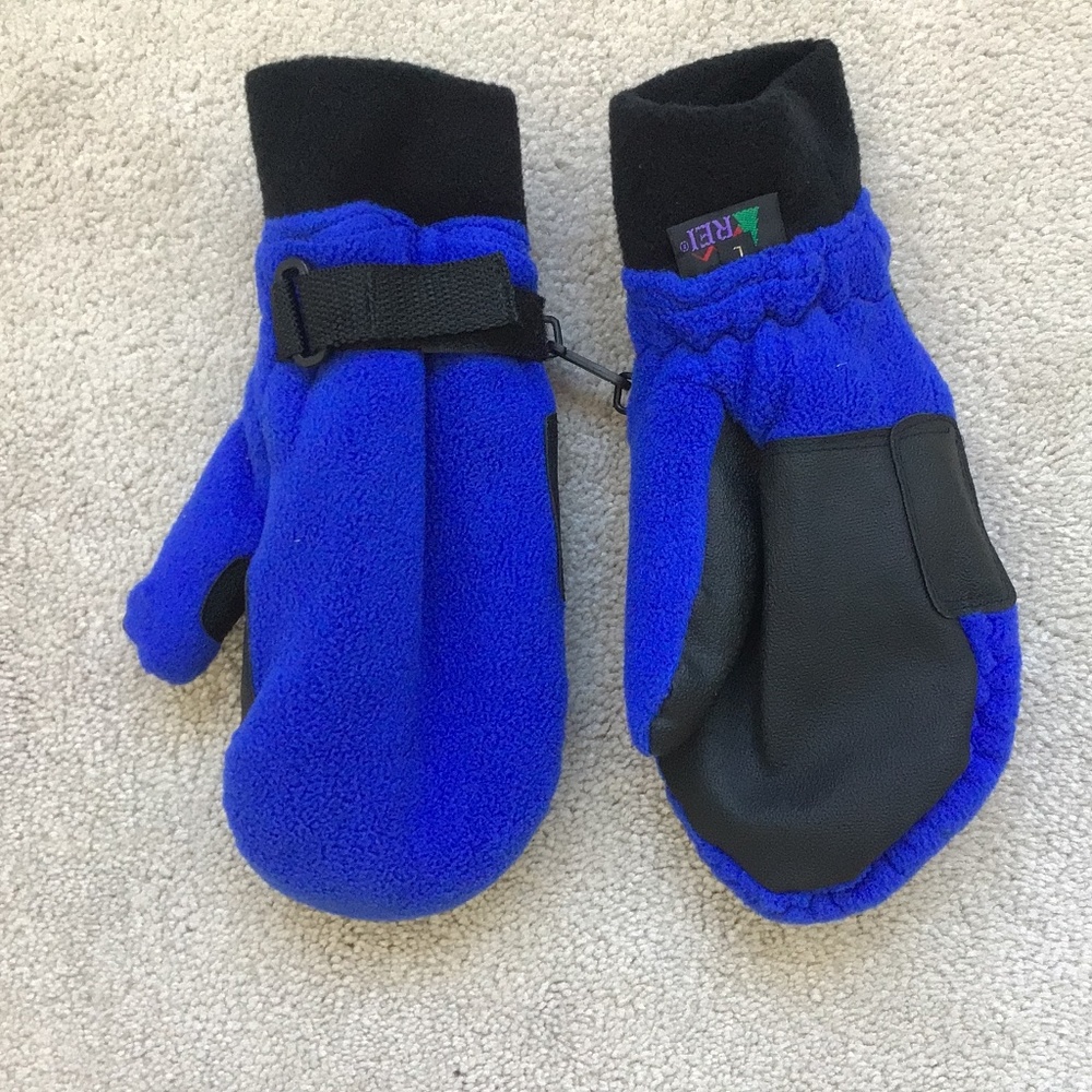 Kids fleece mittens